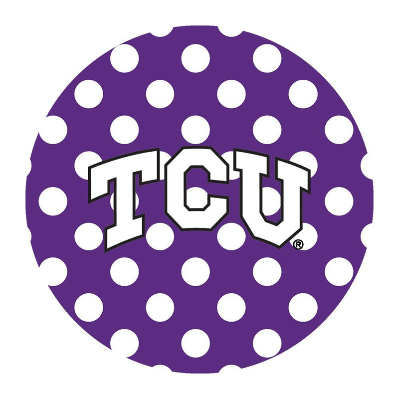 Single Polka Dot Coaster | Texas Christian University
COL, OldProduct, TCU, Texas Christian University Horned Frogs
The Memory Company