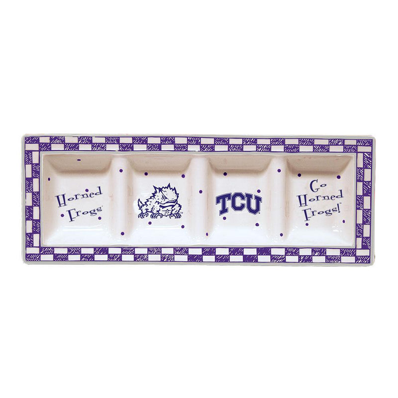Gameday Relish Tray - Texas Christian University
COL, OldProduct, TCU, Texas Christian University Horned Frogs
The Memory Company