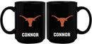 15oz Black Personalized Ceramic Mug | Texas at Austin, University COL, CurrentProduct, Drinkware_category_All, Engraved, Personalized_Personalized, TEX, Texas Longhorns 194207505502 $21.86