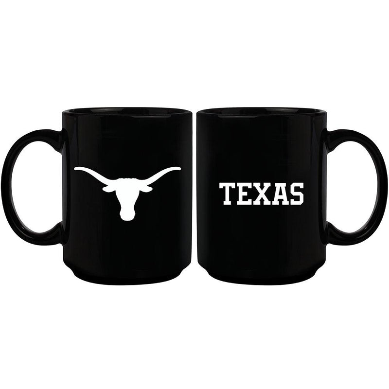 15oz Black Mug Basic | Texas at Austin, University COL, CurrentProduct, Drinkware_category_All, TEX, Texas Longhorns 687746961712 $15.49