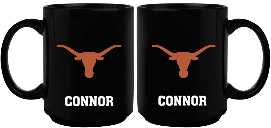 15oz Black Mug Basic | Texas at Austin, University COL, CurrentProduct, Drinkware_category_All, TEX, Texas Longhorns 687746961712 $15.49