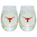 2 Pack Glitter Stemless Wine Tumbler | Texas at Austin, University
COL, OldProduct, TEX, Texas Longhorns
The Memory Company