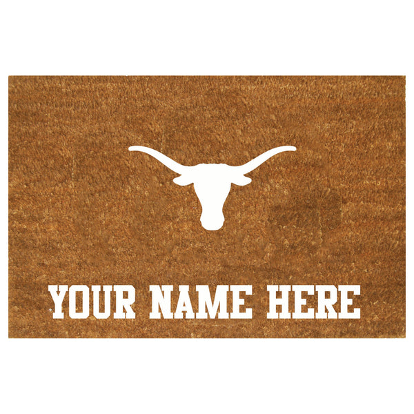 Personalized Doormat | Texas Longhorns at $59.99 only from The