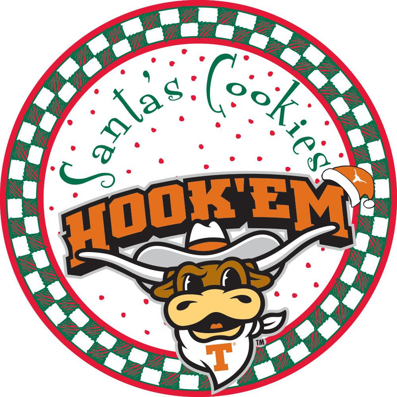 Santa Ceramic Cookie Plate | Texas at Austin, University
COL, CurrentProduct, Holiday_category_All, Holiday_category_Christmas-Dishware, TEX, Texas Longhorns
The Memory Company