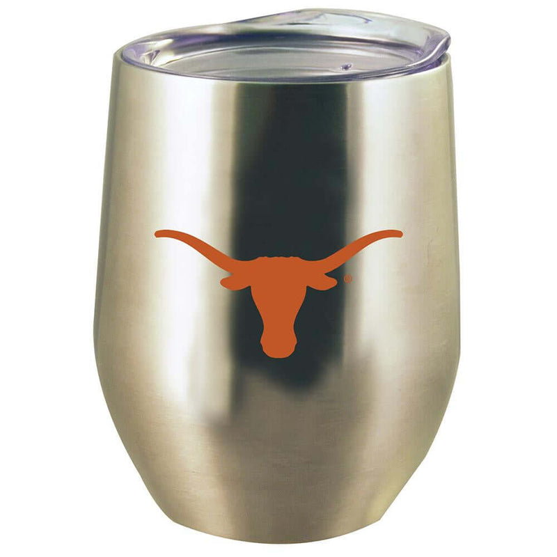 12oz Stainless Steel Stemless Tumbler w/Lid | Texas at Austin, University COL, CurrentProduct, Drinkware_category_All, TEX, Texas Longhorns 888966599390 $21.99