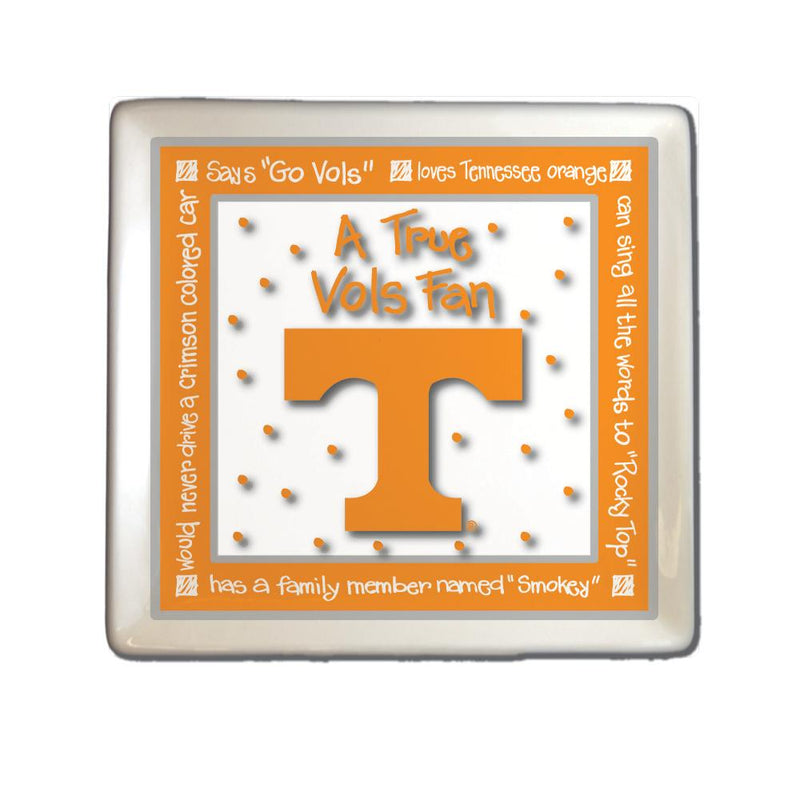 True Fan Square Plate | Tennessee Volunteers
COL, OldProduct, Tennessee Vols, TN
The Memory Company