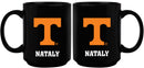 15oz Black Personalized Ceramic Mug | Tennessee Volunteers COL, CurrentProduct, Drinkware_category_All, Engraved, Personalized_Personalized, Tennessee Vols, TN 194207505519 $21.86