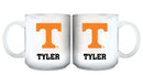 11oz White Personalized Ceramic Mug | Tennessee Knoxville University COL, CurrentProduct, Custom Drinkware, Drinkware_category_All, Gift Ideas, Personalization, Personalized_Personalized, Tennessee Vols, TN 194207465257 $20.11