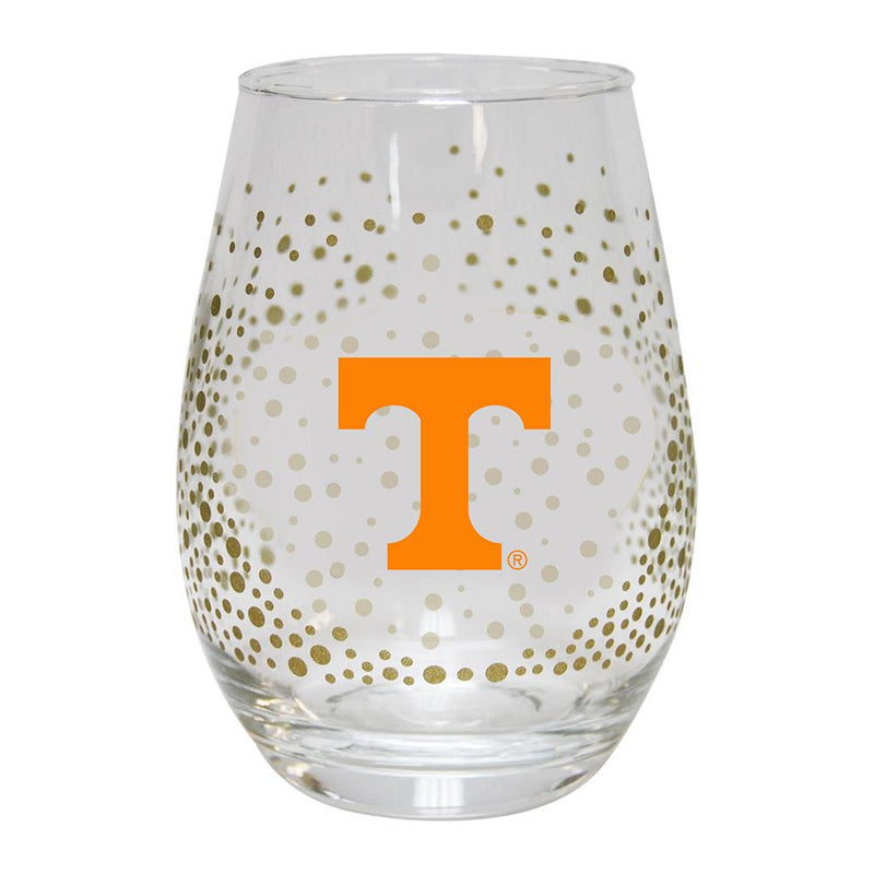 15 oz Glitr Stmless Wn Gls U  OF TN COL, OldProduct, Tennessee Vols, TN 888966959422 $14