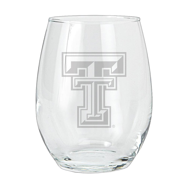 15oz Etched Stemless Tumbler | Texas Tech Red Raiders COL, CurrentProduct, Drinkware_category_All, Texas Tech Red Raiders, TXT 194207265314 $12.49