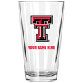 17oz Personalized Pint Glass | Texas Tech Red Raiders