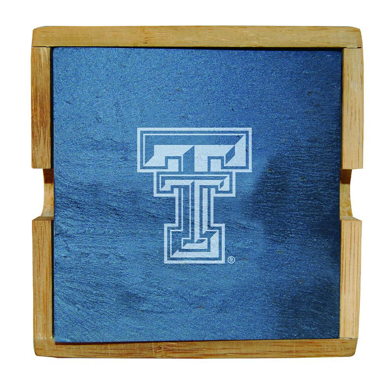 Slate Sq Coaster Set  TEXAS TECH
COL, CurrentProduct, Home&Office_category_All, Texas Tech Red Raiders, TXT
The Memory Company