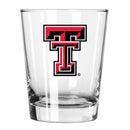 15oz Glass Tumbler TEXAS TECH COL, CurrentProduct, Drinkware_category_All, Texas Tech Red Raiders, TXT 888966938168 $11