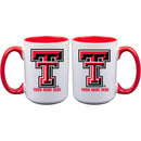 15oz Inner Color Personalized Ceramic Mug | Texas Tech Red Raiders 2790PER, COL, CurrentProduct, Drinkware_category_All, Personalized_Personalized, Texas Tech Red Raiders, TXT  $27.99