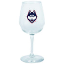12.75oz Decal Wine Glass | Connecticut University COL, Connecticut Huskies, Holiday_category_All, OldProduct, UCN 888966699526 $12