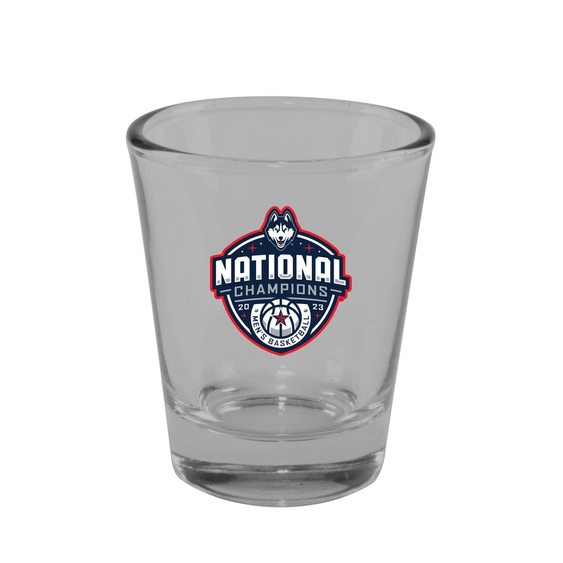 2oz Shot Glass Direct Print  | UConn Huskies 2023 Men's Basketball Champion