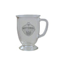 16oz Etched Cafe Glass  | UConn Huskies 2023 Men's Basketball Champion