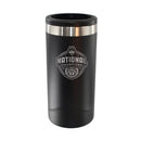 12oz Black Etched Stainless Steel Slim Can Holder  | UConn Huskies 2023 Men's Basketball Champion