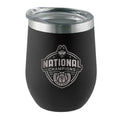 16oz Black Stainless Steel Etched Stemless  | UConn Huskies 2023 Men's Basketball Champion