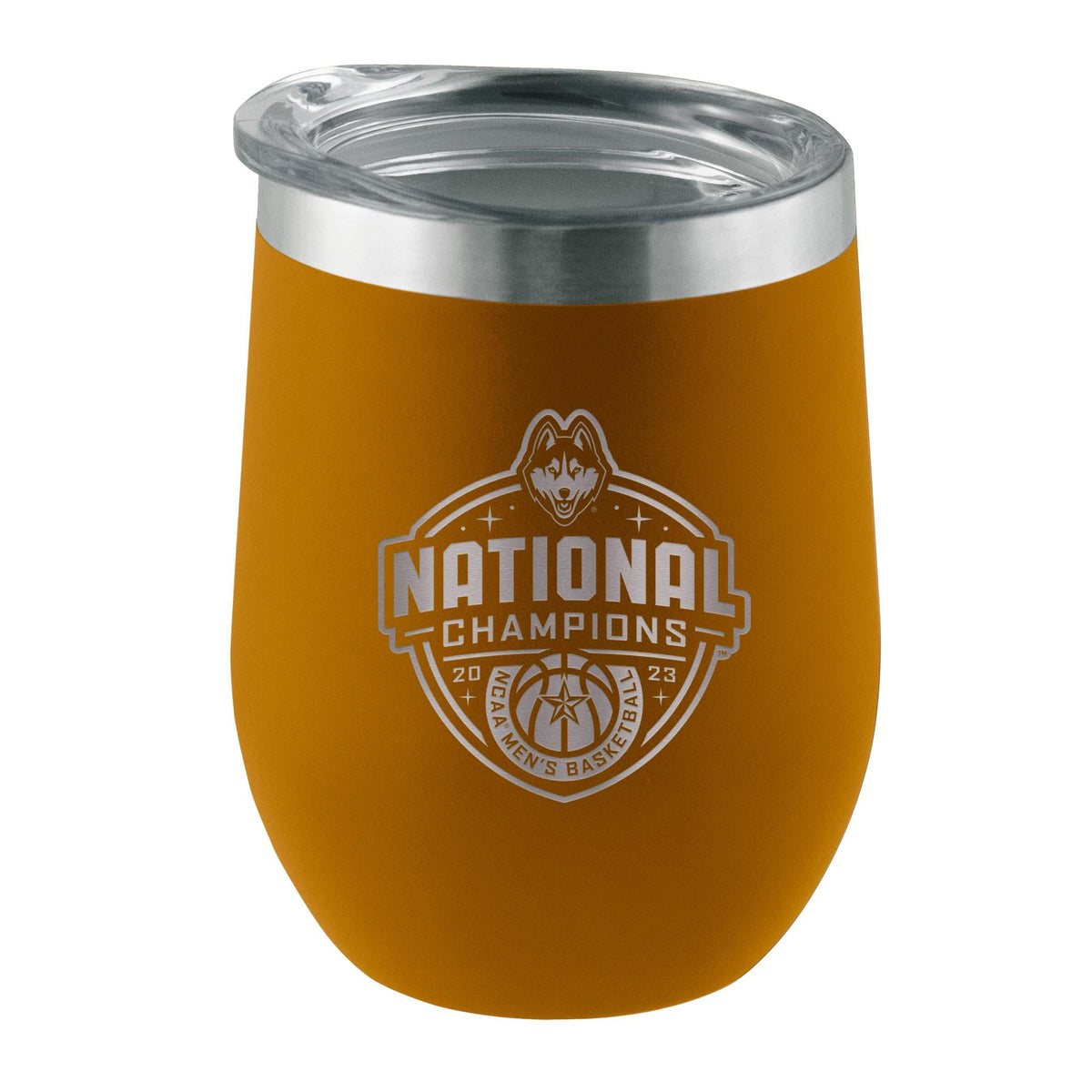 16oz Canyon Stainless Steel Etched Stemless  | UConn Huskies 2023 Men's Basketball Champion