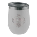 16oz White Stainless Steel Etched Stemless  | UConn Huskies 2023 Men's Basketball Champion