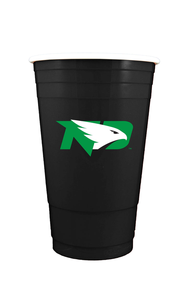 11oz Black Plastic Cup | University of North Dakota COL, OldProduct, UND 888966068940 $10