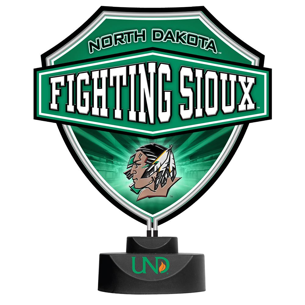 Neon Shield Table Lamp - University of North Dakota
COL, OldProduct, UND
The Memory Company