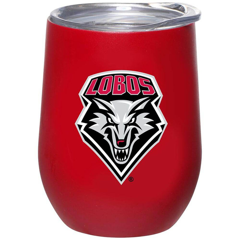 12oz Matte Stainless Steel Stemless Tumbler | New Mexico COL, CurrentProduct, Drinkware_category_All, UNM 888966600102 $32.99