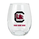 15oz Personalized Stemless Glass | South Carolina Gamecocks