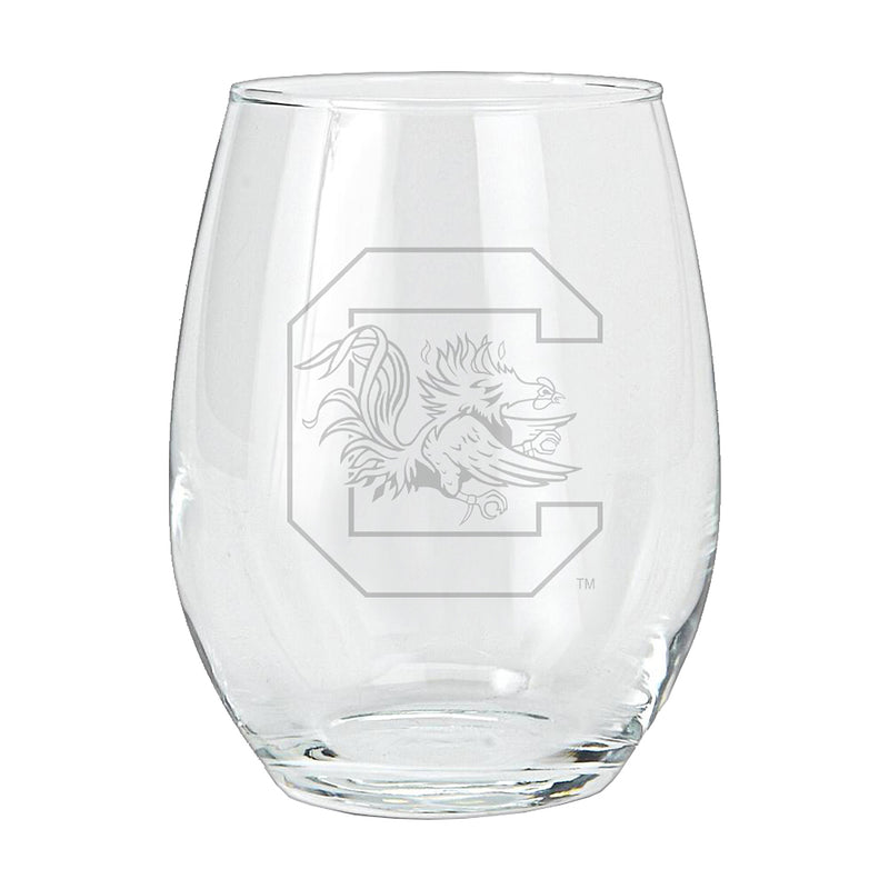 15oz Etched Stemless Tumbler | South Carolina Gamecocks COL, CurrentProduct, Drinkware_category_All, South Carolina Gamecocks, USC 194207265352 $12.49