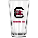 17oz Personalized Pint Glass | South Carolina Gamecocks