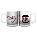15OZ MUG WHT SOM UNIV OF SC COL, OldProduct, South Carolina Gamecocks, USC 888966404892 $14