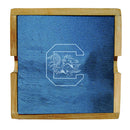 Slate Sq Coaster Set  UNIV OF SC
COL, CurrentProduct, Home&Office_category_All, South Carolina Gamecocks, USC
The Memory Company