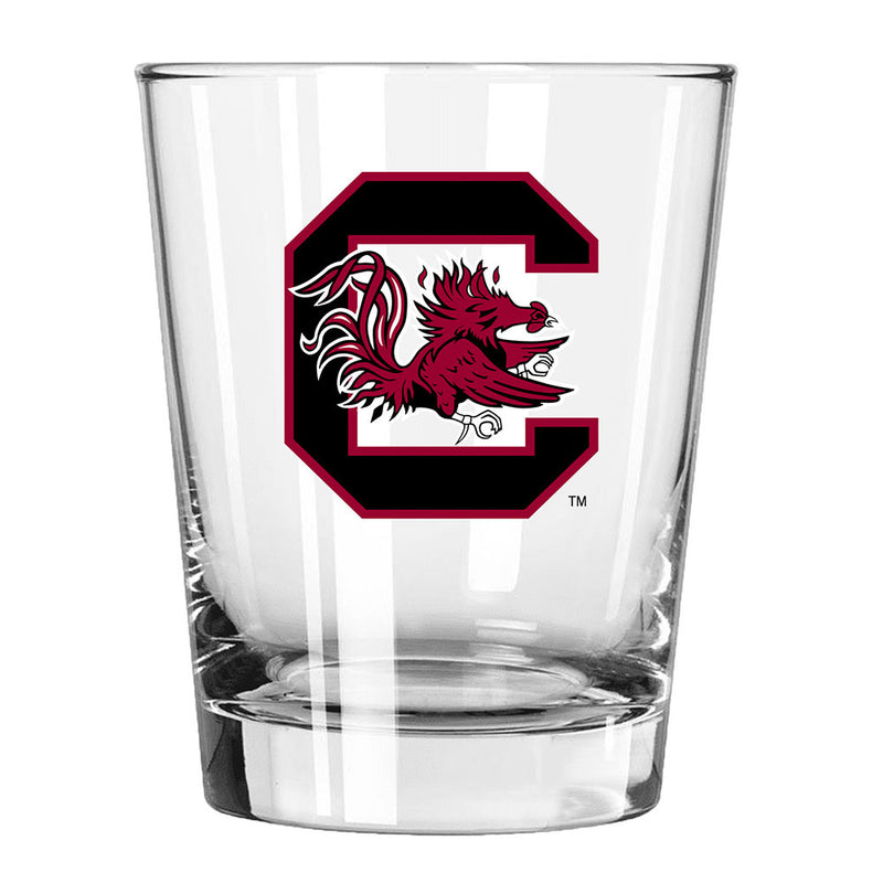 15oz Glass Tumbler UNIV OF SC COL, CurrentProduct, Drinkware_category_All, South Carolina Gamecocks, USC 888966938151 $11