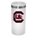 12oz White Slim Can Holder | South Carolina Gamecocks