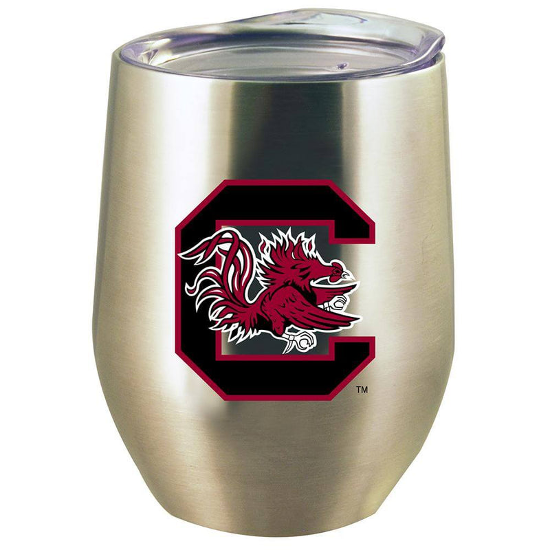 12oz Stainless Steel Stemless Tumbler w/Lid | University of South Carolina COL, CurrentProduct, Drinkware_category_All, South Carolina Gamecocks, USC 888966599420 $21.99