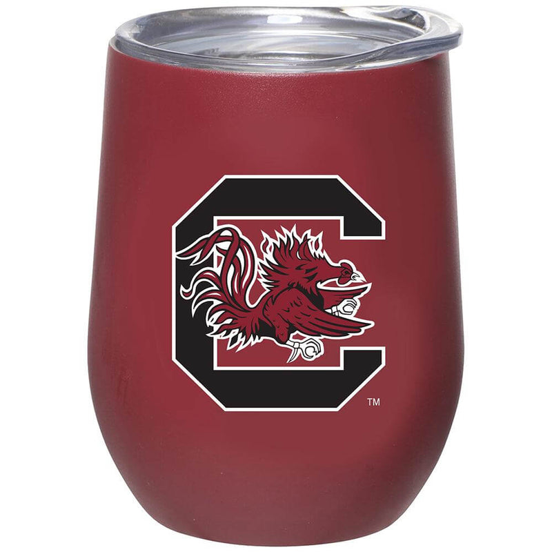 12oz Matte Stainless Steel Stemless Tumbler | South Carolina COL, CurrentProduct, Drinkware_category_All, South Carolina Gamecocks, USC 888966600201 $32.99