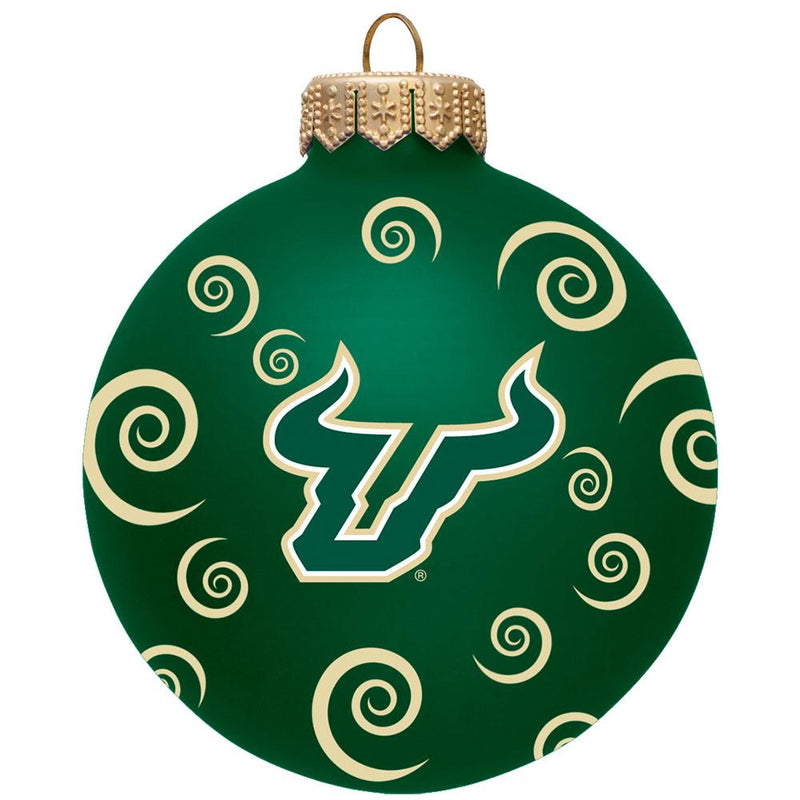 3 Inch Swirl Ball Ornament | South Florida University
NCAA, OldProduct, South Florida Bulls, USF
The Memory Company