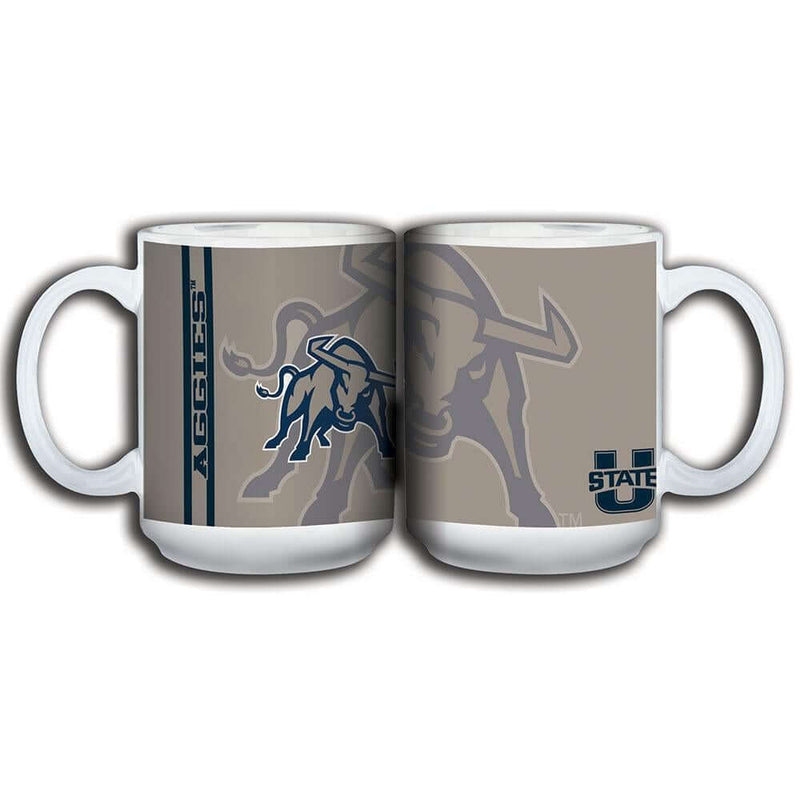 11oz Reflective Mug | Utah State University Coffee Mug, COL, CurrentProduct, Drinkware_category_All, Mug, Mugs, Reflective Mug, USU 888966306301 $14.99