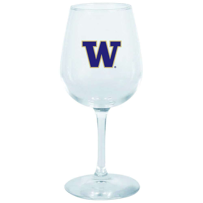 12.75oz Decal Wine Glass WA COL, Holiday_category_All, OldProduct, UWA, Washington Huskies 888966700871 $12