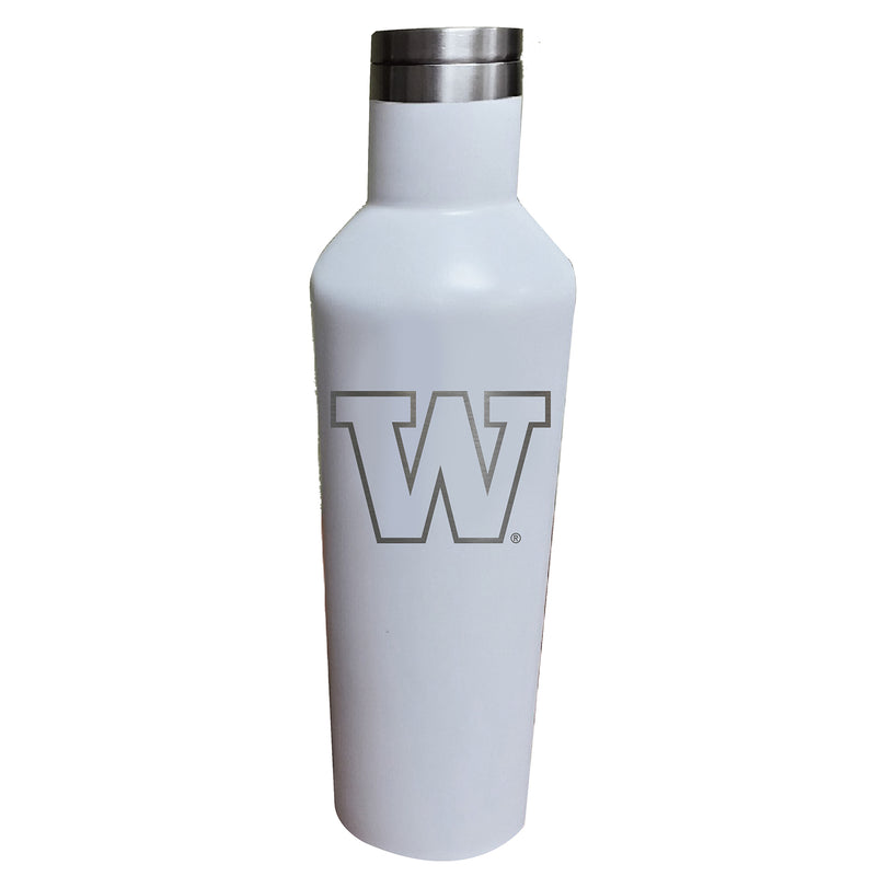 17oz White Etched Infinity Bottle | Washington Huskies