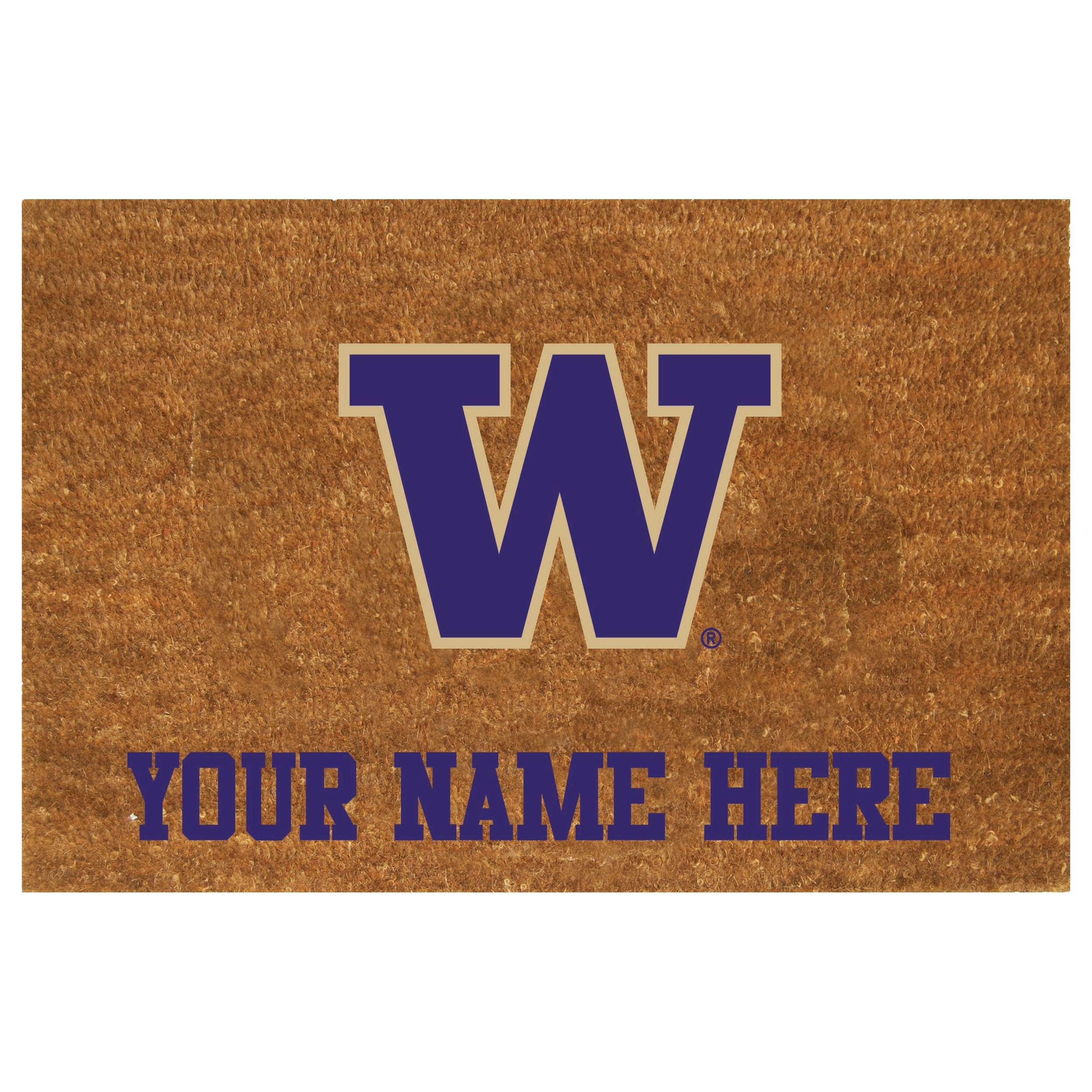 Personalized Doormat | Washington Huskies