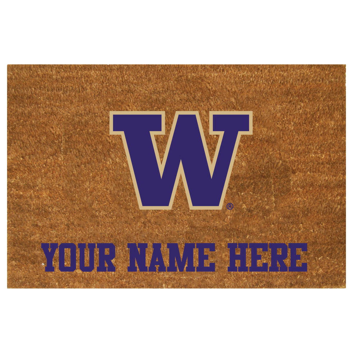 Personalized Doormat | Washington Huskies