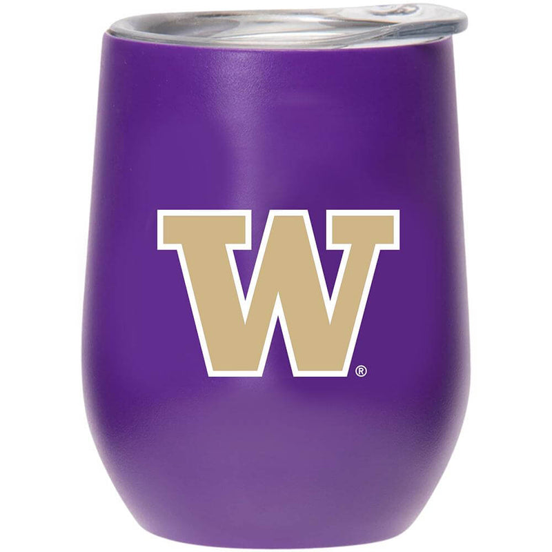 12oz Matte Stainless Steel Stemless Tumbler | Washington COL, CurrentProduct, Drinkware_category_All, UWA, Washington Huskies 194207477694 $32.99