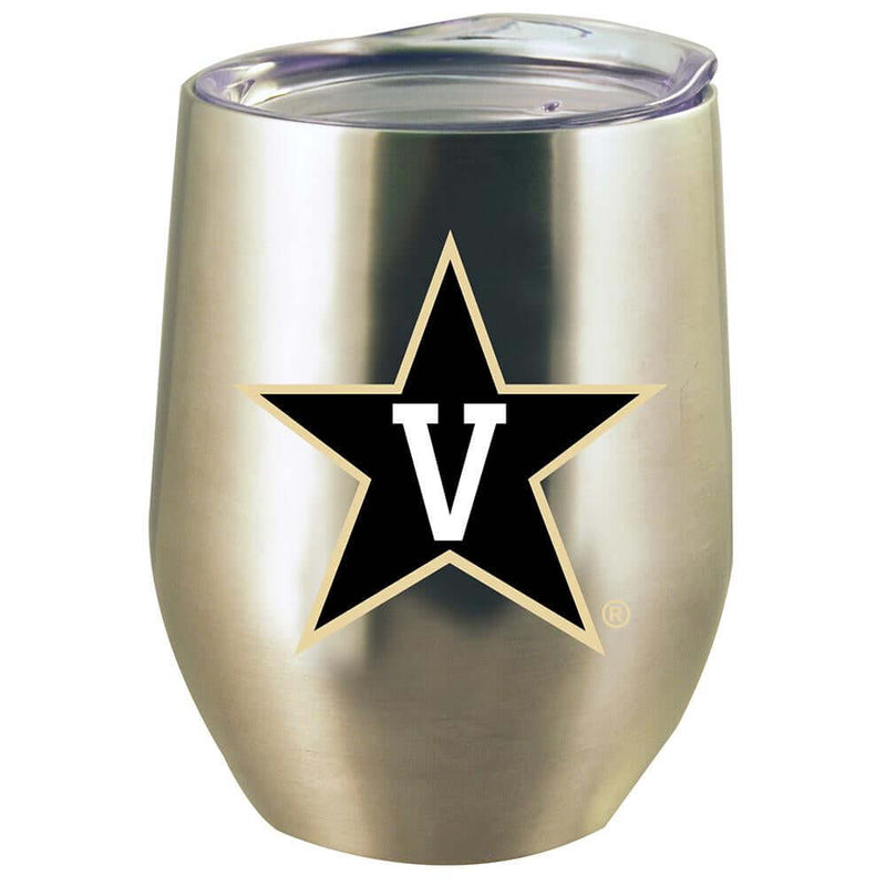 12oz Stainless Steel Stemless Tumbler w/Lid | Vanderbilt University COL, CurrentProduct, Drinkware_category_All, VAN 888966955752 $15.76