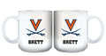 11oz White Personalized Ceramic Mug - Virginia COL, CurrentProduct, Custom Drinkware, Drinkware_category_All, Gift Ideas, Personalization, Personalized_Personalized, VIR, Virginia Cavaliers 194207465295 $20.11