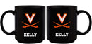 11oz Black Personalized Ceramic Mug - Virginia COL, CurrentProduct, Custom Drinkware, Drinkware_category_All, Gift Ideas, Personalization, Personalized_Personalized, VIR, Virginia Cavaliers 194207373606 $20.11