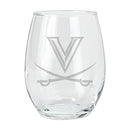 15oz Etched Stemless Tumbler | Virginia Cavaliers COL, CurrentProduct, Drinkware_category_All, VIR, Virginia Cavaliers 194207265420 $12.49