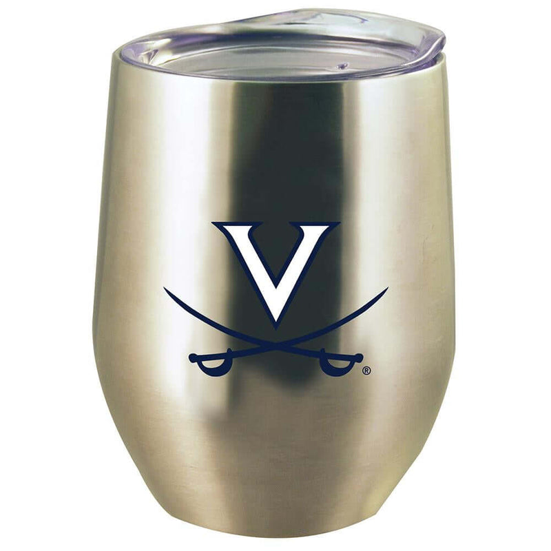 12oz Stainless Steel Stemless Tumbler w/Lid | Virginia Commonwealth University COL, CurrentProduct, Drinkware_category_All, VIR, Virginia Cavaliers 888966599437 $21.99