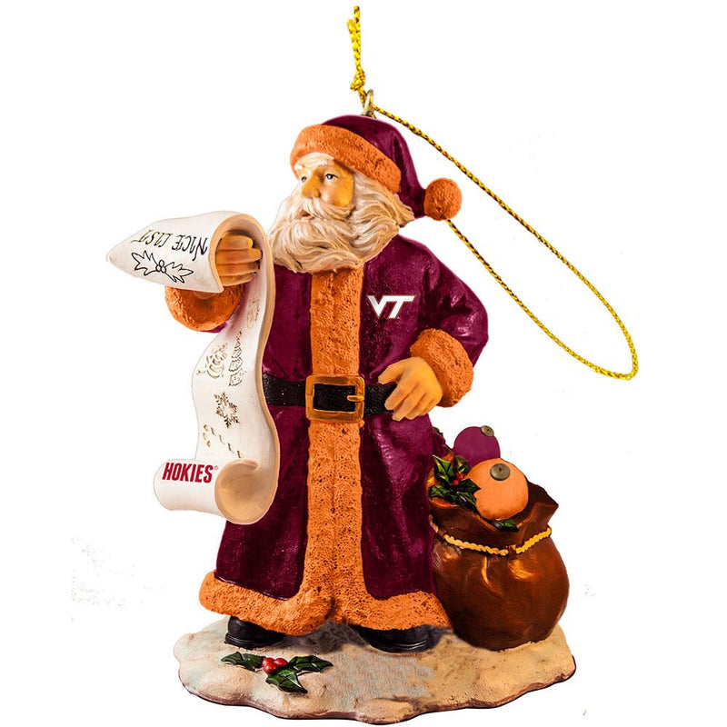 2015 Naughty Nice List Santa Ornament | Virginia T
COL, OldProduct, Virginia Tech Hokies, VRT
The Memory Company